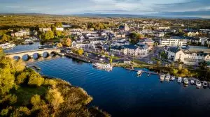 Aerial View of Carrick-on-Shannon. Photo by Mark Kelly.